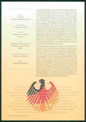 GERMANY FDS ETB 2001/40 BUNDESVERFASSUNGSGERICHT FEDERAL CONSTITUTIONAL COURT