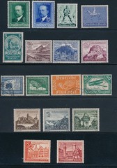 GERMANY BACK OF BOOK: SEMIS, AIRMAILS, FRANCHISE & MORE; MH & USED CV $130+