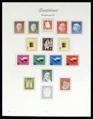 GERMANY 1948-1982 BRD BERLIN MNH MH Used in 3 BOREK Album Stamp Collection