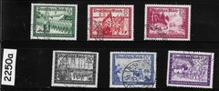 Used stamp full 1941 set B151a – 158a Hitler’s culture & Postal fund #2250a