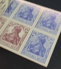 Rare German Empire Stamp Booklets MH 13 1920 & MH 14 1921 Deutsches Reich MNH