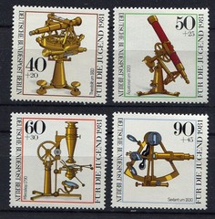 Germany – Berlin : Optical Instruments semi-postal set from 1981 – mint NH