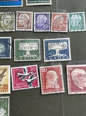 West GERMANY 1957 Used 26 Pcs Stamps,VF Condition,see Photos