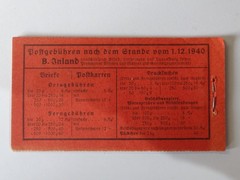 Germany Deutschland Stamp BOOKLET complete 1940, Third Reich Nazi WWII era – I