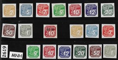 MNH stamp sets 1939 1940 & 1943 Newspaper German Occupation of BaM WWII #2619