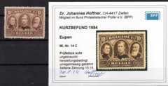 Eupen 14C Good Type * MH BPP Condition -,-EUR (AA2459