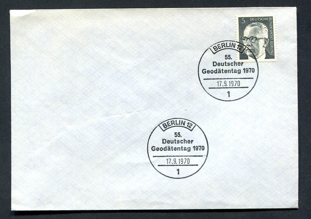 Germany – Berlin : Cover from Berlin – fancy cancels 17.9.1970 – CTO