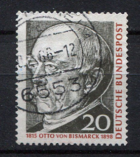 Germany – BRD : Otto von Bismarck stamp from 1965 – used