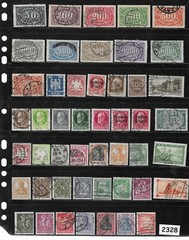 Stamp collection All different 1880-1930 Germania Weimar Germany Empire #2328