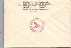 1940 Krakau Poland GG General Government Germany Cover to Vienna Austria