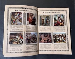 WW2 1936 Bilder Deutscher Geschichte German History Cigarette Card Album Book