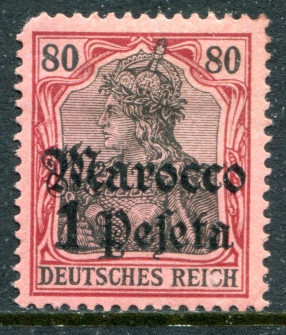 Germany in Morocco 1905 Unused #28