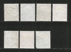 GERMANY – 1954 – HEUSS DEFINITIVES – 30 PF – 90 PF VALUES – 7 DIFF – USED