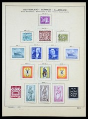 BERLIN Germany Deutschland 1948-1990 MNH MH Used in Schaubek Stamp Collection