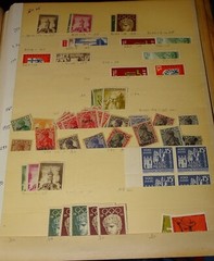 Saar Basin territory Stamps? stock book from an estate sale Saarland Germany