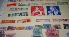 Saar Basin territory Stamps? stock book from an estate sale Saarland Germany