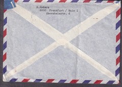 Germany 1964 cover R Esders Frankfurt/Main to Melvin A Brockinton Chicago IL