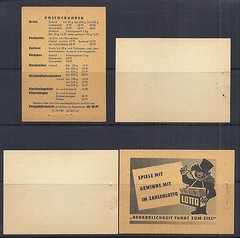 Germany DDR Full Booklet SC# 330c, 333a, 477b – MI MH 3B – 1959/1960 MNH