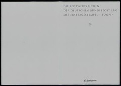 GERMANY FOLDER 1993/28 WAPPEN BLAZON NIEDERSACHSEN PFERD