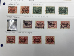 Germany States, Bavaria , Used & Mint, mounted on one album page – hinged, 1920.