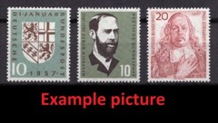 EB0249) GERMANY Mi 249, 252, 253, SC 754, 752, 753 MNH **, Original Gum, 1957