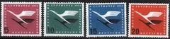 Germany Sc C61-C64 Multicolor 5pf-20pf Multicolor 1955 MNH Original Gum