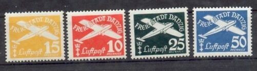 Gdansk 298-301 Set Or Single Values MNH Mint ( M0240_69379