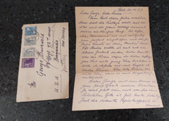 Post Ww2 1947-48 US Zone Germany to US Letters /Correspondence & Covers