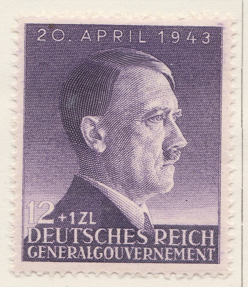 Germany WWII General Government 1943 12gr MH* A30P40F45344