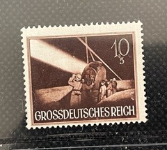 13 X 1944 German „Heroes Memorial Day“ Third Reich Briefmarken Deutschland