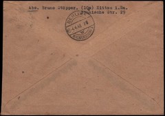 Germany Michel #918, 927 Zittau, registered, 1948