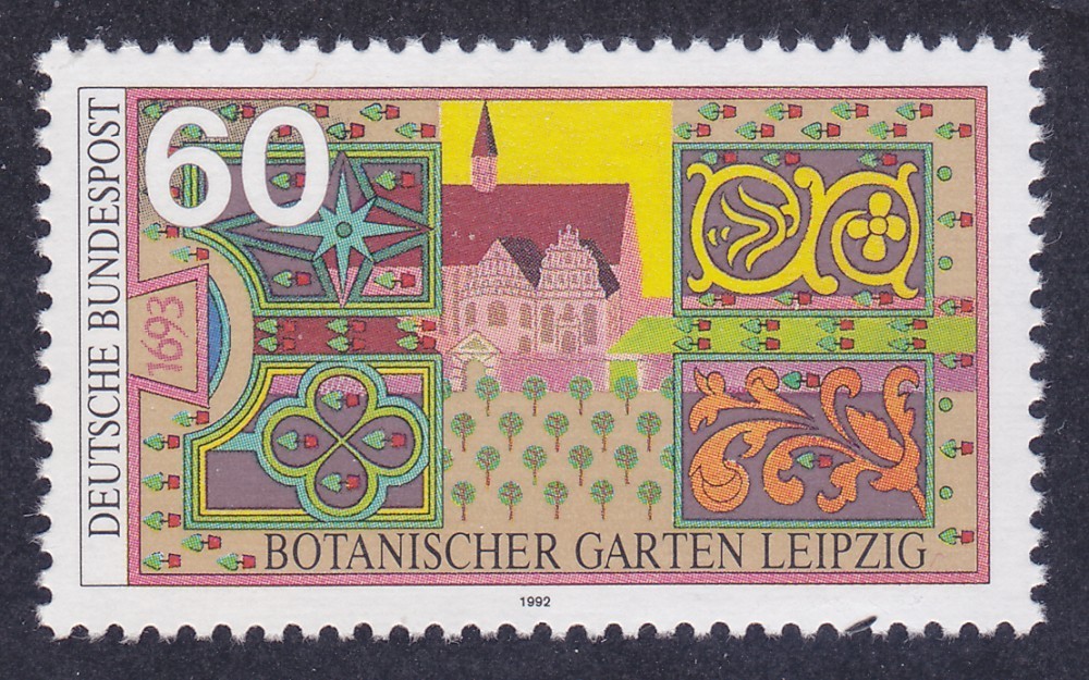 Germany 1753 MNH 1992 Leipzig Botanical Garden Issue Very Fine