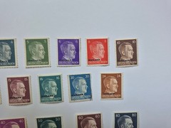 18 Germany World War II Occupation In Ostland 1941 Stamps Overprinted