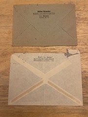 Lot of 7 Vintage German Covers 1920s–1950s – Business & Consular Mail to USA