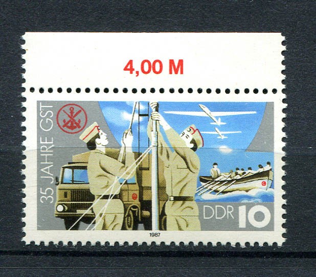 Germany – DDR : Sports and science association stamp from 1987 – mint NH