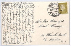 GRAF ZEPPELIN Postcard Friedrichshafen *NEW HARBOUR STATION* 1933 Germany PZ196