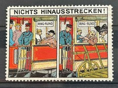 1919-20 Austria Poster Stamps Traffic Education Fritz Schonpflug MNH rare /1068