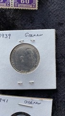 World War II stamps and coins Germany