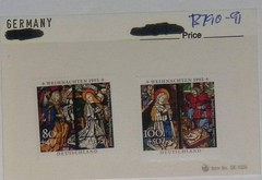Germany WEIHNACHTEN 1995 Semi-Postal Stamps 80+40 100+50 MNH Multi-Color