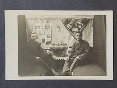 WW1 WWI Imperial German photo postcard Army Military soldiers w photo display