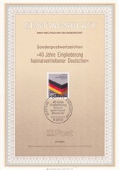 Bundesrepublik ETB 1265 Scott 1431 Displaced Persons