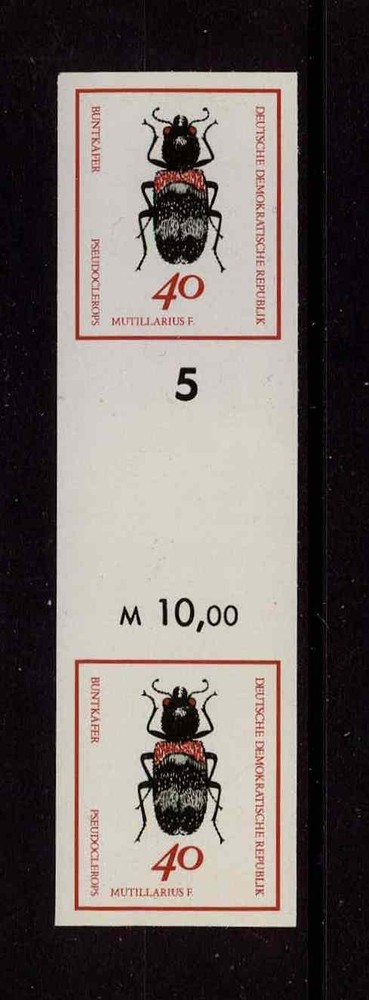 GERMANY PH 1416 ZS – INSECTS BEETLE 1968 – PHASE PRINT !!! – ESSAY RARE !!! p833