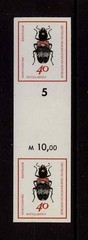 GERMANY PH 1416 ZS – INSECTS BEETLE 1968 – PHASE PRINT !!! – ESSAY RARE !!! p833