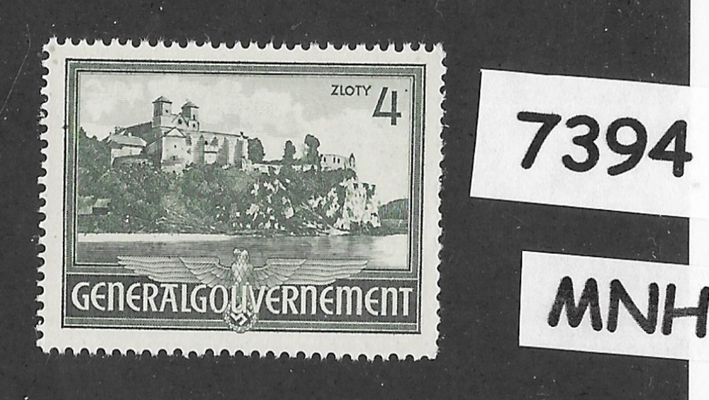 MNH stamp Sc N075 General Government Occupied Cracow Poland / 1941 #7394
