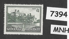 MNH stamp Sc N075 General Government Occupied Cracow Poland / 1941 #7394
