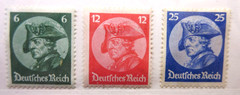 GERMANY, Scott: 398-400, MINT LIGHTLY HINGED, Lot32, Cat: $44.50