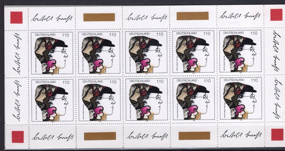 Germany, miniature sheet 1998 Michel No. 1972 mint