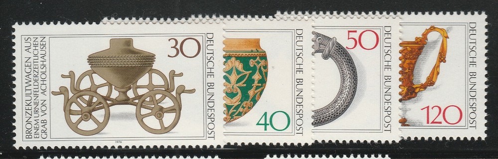 Germany 1976 Archaeological Heritage Bronze Ritual Chariot MNH** A23P57F15461