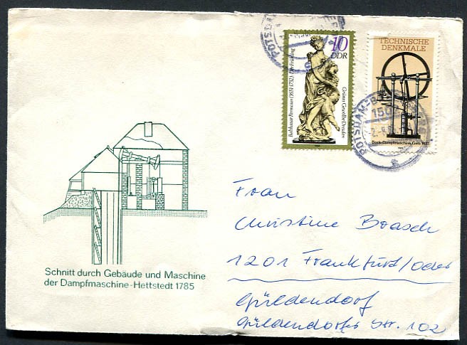 Germany – DDR : Nice cover from 1986 – Potsdam – used