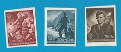 WWII Croatia no. 158-160 unperforated complete
